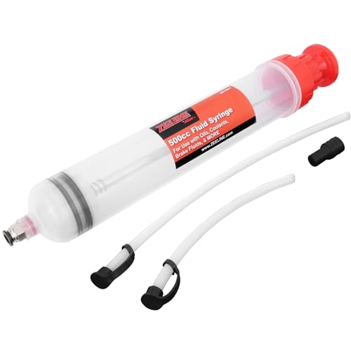 Zeeline by Milton Fluid Extractor - 500cc Fluid Syringe, Multi-purpose Syringe, Manual Fluid Extractor Oil Extractor Pump Syringe and Fill Pump, Gasoline Fuel Car Transfer - size: 500