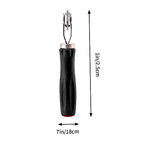 Tire Patch Roller Tool Car Tire Compaction Roller Auto Tire Repair Kit High Wear Resistance Black Handle - color: As Shown