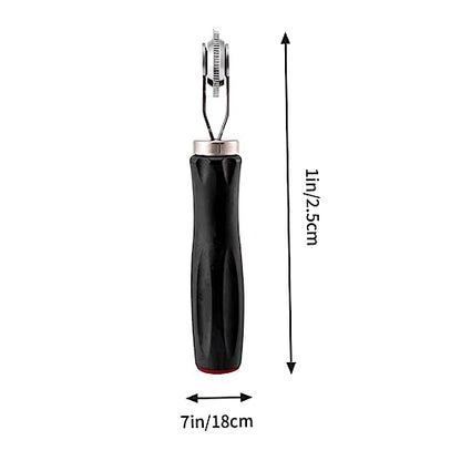 Tire Patch Roller Tool Car Tire Compaction Roller Auto Tire Repair Kit High Wear Resistance Black Handle - color: As Shown
