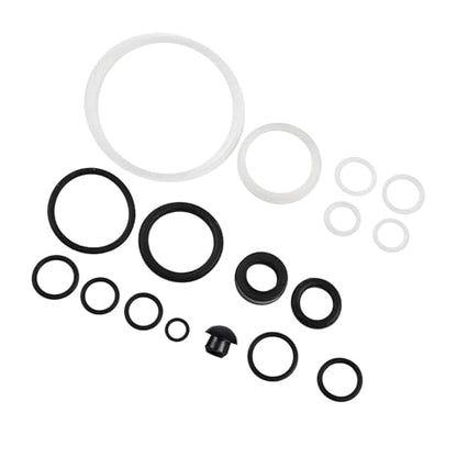 Sun Walker 17 PCS Floor Jack Seal Kit, 3 Ton Horizontal Jack O-Ring Seal Replacement Set with Oil Filler Plug, Universal Rubber Sealing Rings Complete Repair Tool for Floor Jacks