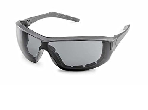 Gateway Safety 22GY78 Silverton Temple Version Safety Glass, Gray Frame - Gray FX2 Anti-Fog Lens - color: Gray Fx2 Anti-fog Lens, style: Classic