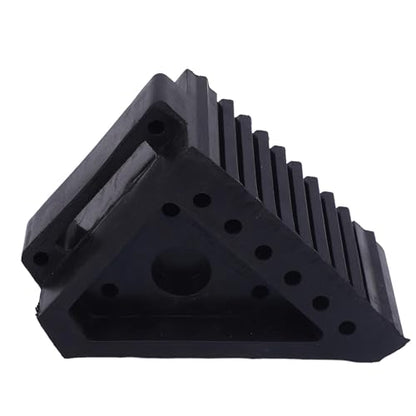 Tbest Heavy Duty Rubber Wheel Chock Weather - Anti Slip TIRE Block for Vehicle Parking