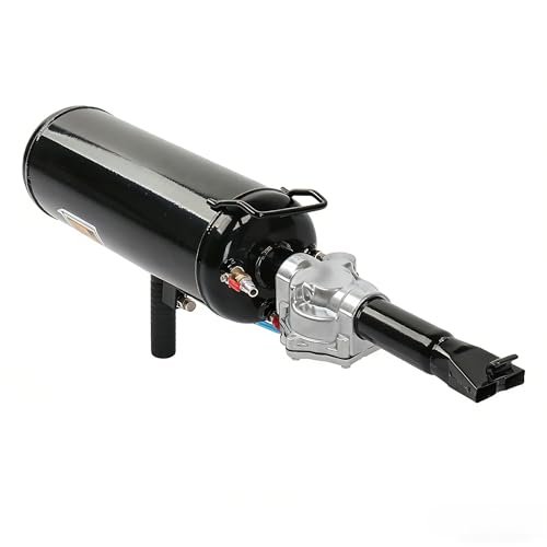 Bonnlo 2.1 Gal/8L Air Tire Bead Blaster, 120PSI Tire Bead Seater w/Pressure Gauge & Handle, Iron and Steel Trigger Seating Tool Inflator Tank for Cars ATV, 87-116PSI Operating Pressure, Black - color: Black