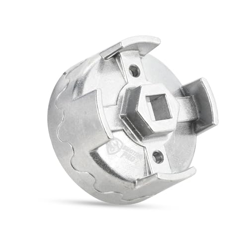 SMOTIVEPRO 74mm 14 Flute Oil Filter Cap Wrench for VW | 1/2" Drive Damage-Free Cap Removal Tool for Mercedes-Benz, VW, Porsche, Audi, Mazda - color: 74mm for Mercedes / Vw / Porsche / Audi / Mazda