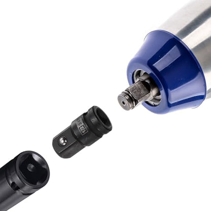 uxcell Impact Socket Adapter 1/2" CR-MO Steel Impact Adapter 1/2 to 3/4 for Impact Driver Air Impact Wrenches Ratchets