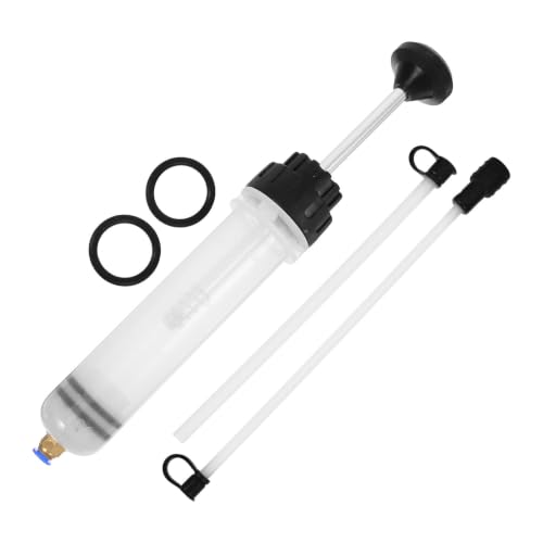 LIFKOME 200cc Manual Oil Fluid Transfer Pump with Precision Control Design Dual Function Extractor Pump for Brake Fluid for Home Garages and Car Maintenance