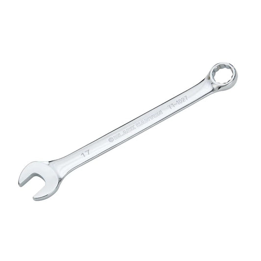 BLACK CANYON 19mm Combination Wrench, 12-Point Box End & Hex Opening (17 mm) - size: 17 mm