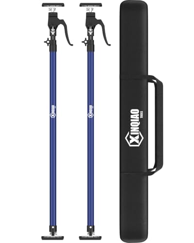 XINQIAO Cabinet Jacks for Installing Cabinets, Heavy Duty Third Hand Tools Adjustable Support Pole from 49.2 in to 114.2 in, 2 PCS - size: 49.2"-114.2" 2PC