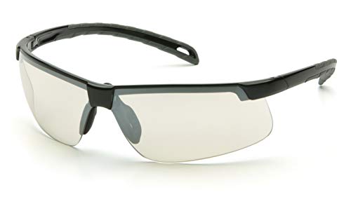 Pyramex Ever-Lite Lightweight Safety Glass Indoor/Outdoor Mirror Lens - color: I/O Mirror Lens/ Black Frame