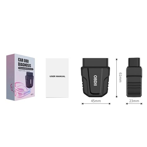 Bluetooth 5.4 V011 Car OBD2 Scanner 25K80 Diagnostic Tool Full Function OBD Home App for iOS/Android OBDII Read Code