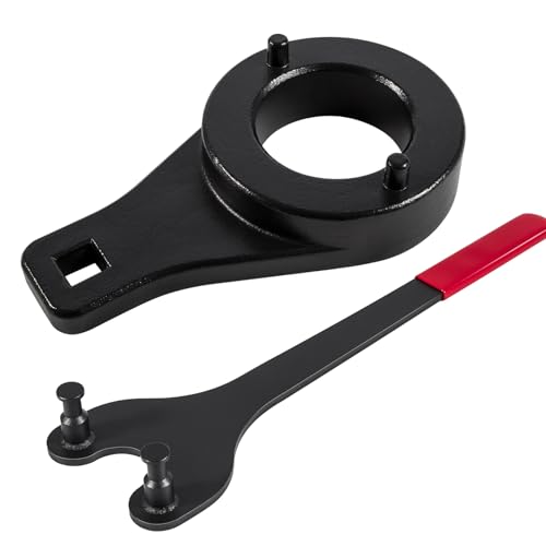 Sunluway for Toyota 3.4L V6 Engine Crankshaft Damper Pulley Holding Tool & Cam Pulley Holder W89208 fits Tacoma 4Runner T100 Tundra Pickup, Harmonic Damper and Camshaft Pulley Holding Tool