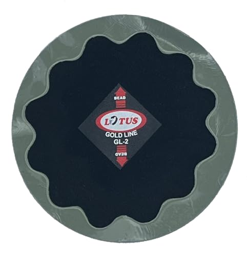 Lotus Gold Line Bias Tire Repair Patches GL-2 - size: 3-5/8" Round
