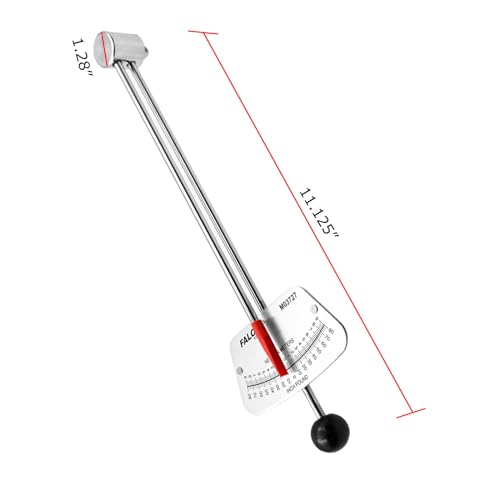 1/4-inch Drive Beam Torque Wrench - 0-80 Inch/Pounds and 0-9 Newton/Meter Torque Wrench - High Visibility Markings for Easy Readings