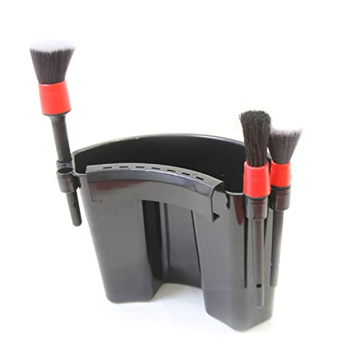 Car Detailing Bucket Organizer - Portable Auto Wash Tool Hanger, Black