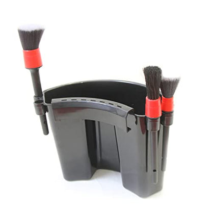 Car Detailing Bucket Organizer - Portable Auto Wash Tool Hanger, Black