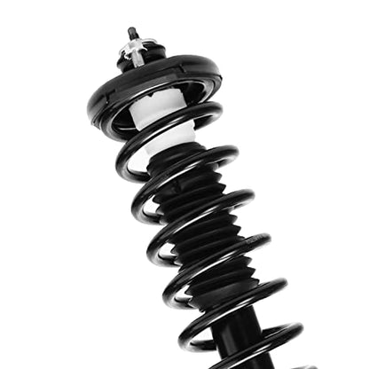 Detroit Axle - Rear Struts for 2008-2012 Honda Accord Complete 2 with Coil Spring 2009-11 Replacement Suspension Quick Install Ready Shocks Assembly - size: 172563 x2/PAIR