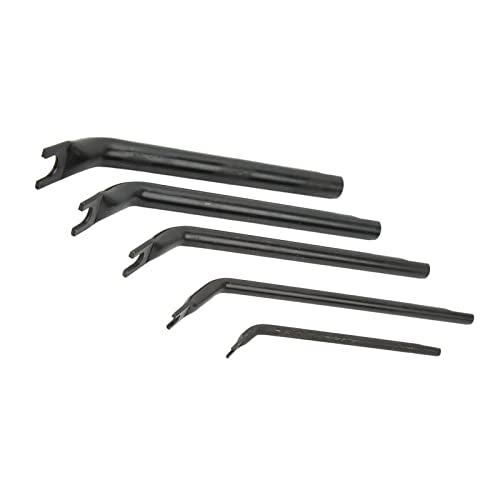 5Pcs Line Disconnect Tool Set, Double Ended, Steel, Duty for Big Rig Truck Brake Systems, /8in 5/8in