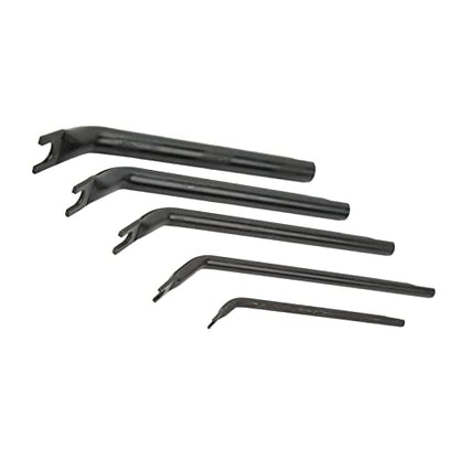 5Pcs Line Disconnect Tool Set, Double Ended, Steel, Duty for Big Rig Truck Brake Systems, /8in 5/8in