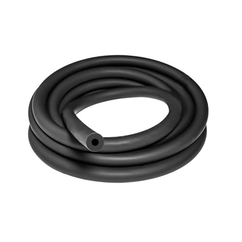 Unicaravan Silicone Vacuum Hose 10FT ID 3/16" (5mm), Wall Thickness 4mm,Matte Black Tubing, Automotive Marine & Industrial Use - size: 3/16" (5mm) - 10FT