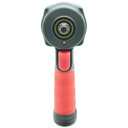 BESWELL BW-112F3N-TW-38 3/8-Inch Stubby Air Impact Wrench, 600 Ft-Lbs | Compact twin hammer pneumatic tool effortlessly tackles tight spaces, crowded engine bays, and brake maintenance.
