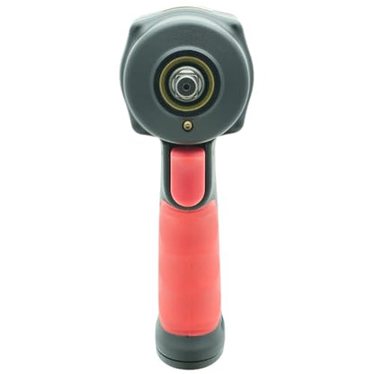 BESWELL BW-112F3N-TW-38 3/8-Inch Stubby Air Impact Wrench, 600 Ft-Lbs | Compact twin hammer pneumatic tool effortlessly tackles tight spaces, crowded engine bays, and brake maintenance.