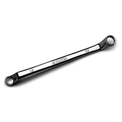 Capri Tools 12 x 14 mm 75-Degree Deep Offset Double Box End Wrench - size: 12 x 14 mm
