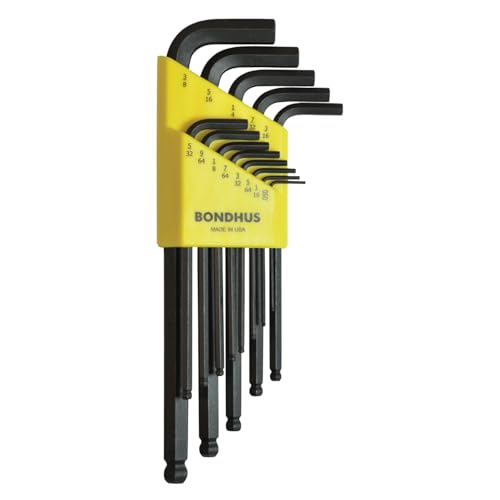 Bondhus 10937 Set of 13 Balldriver L-wrenches, sizes .050-3/8-Inch - style: Classic