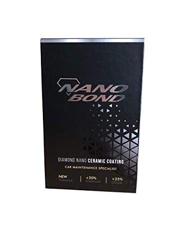 Nano Bond Ceramic Coating for Cars - 80% SiO2 Formula, Hydrophobic Paint Protection, UV & Corrosion Resistant for Glass, Wheels & Plastic, Easy Application, Car Detailing Kit, 30ml - size: 30ml