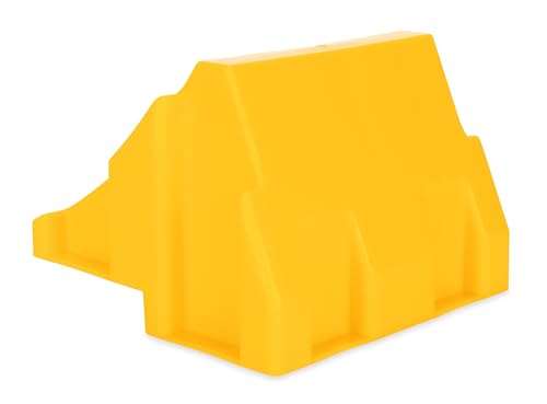 Camco Camper/RV Leveling Block Wheel Chocks - Stabilize & Center Wheels Easier - Helps Eliminate Dangerous Tire Movement - Sized for Larger Vehicle Tires - 2-Pack (44401)