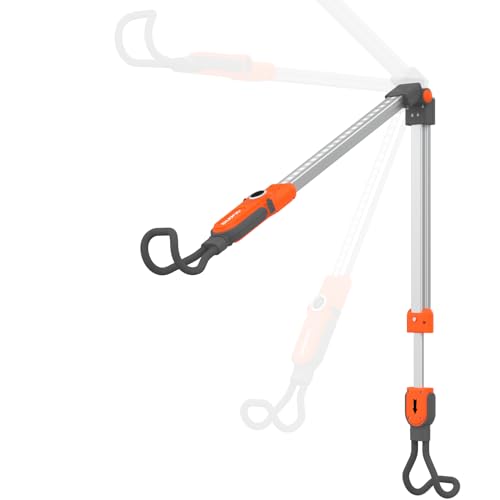 2300 Lumen Underhood Work Light Rechargeable - Foldable LED Mechanic Light Bar with 3 Brightness Levels, 6000mAh Battery Power Bank, IP65 Waterproof, Telescoping Hooks for Car Repair Garage