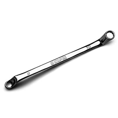 Capri Tools 8 x 10 mm 75-Degree Deep Offset Double Box End Wrench, CP11950-0810 - size: 8 x 10 mm