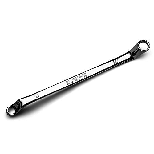 Capri Tools 8 x 10 mm 75-Degree Deep Offset Double Box End Wrench, CP11950-0810 - size: 8 x 10 mm