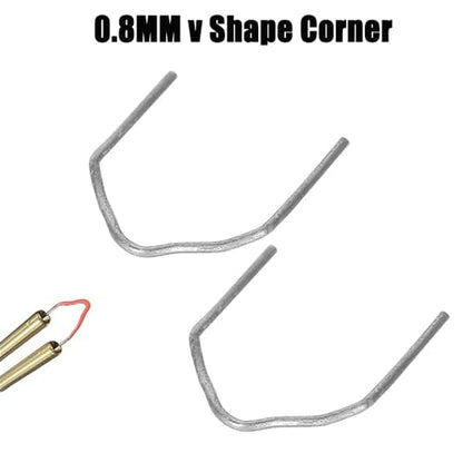 500 Pcs Hot Staples, Hot Stapler Kit Welding Rods Bumper Repair Welding Wire for Repair Machine Car Bumpers Car Bumper Repair Kit, 0.8MM v Shape Corner - size: 0.8MM v Shape Corner