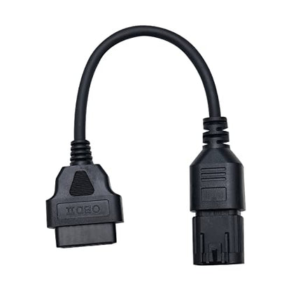XTPTFABS 16 pin Female to 8 pin CAN EOBD OBD2 Diagnostic Connector Cable | Fit for Polaris ATV Motorcycle Slingshot,Fit for RZR,Ranger,General,Sportsman,ACE & Slingshot with 8 pin diagnostic port
