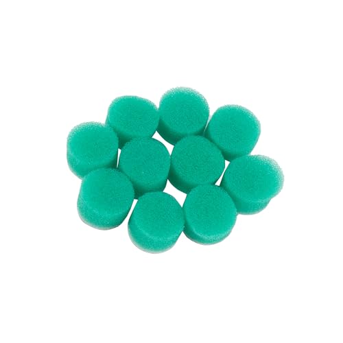 Maxshine 10 Pieces MN01 Mini Polisher and Accessories - 15mm (0.59”) Green Polishing Pads, Great for Small Area Polishing & Buffing in Car Detailing - Professional Auto Detailing Tools - size: Dia: 15mm Green Polishing Pad