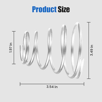 Zookpr 40mm Wheel Balancer Centering Spring, Stainless Steel Wheel Balancer Cone Spring, Ideal for Repair Shops & DIY Users