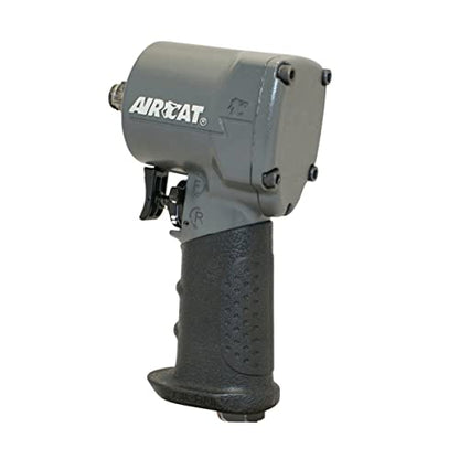 AIRCAT Pneumatic Tools 1077-TH: Stubby Impact Wrench 700 ft-lbs - 3/8-Inch - size: 3/8-Inch (Pack of 1)