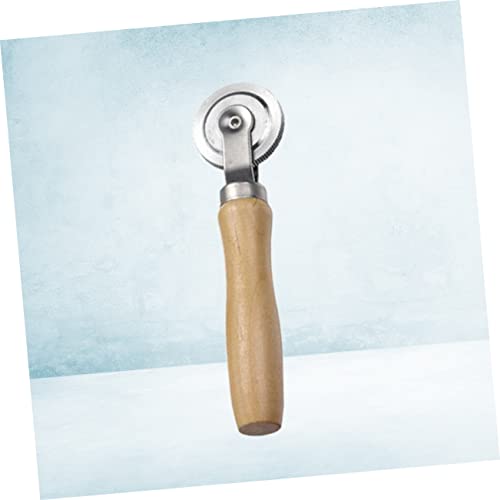 Wakauto Repair Tool Patch Roller Tool Tire Repair Patch Roller Repair Wooden Tire Repair Supplies With Wheels