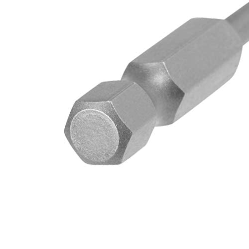 uxcell 3 Pcs H2.5 (2.5mm) Ball End Screwdriver Bits, S2 Steel Magnetic 2.6 Inch Long Drill Bit with 1/4 Inch Hex Shank - style: H2.5