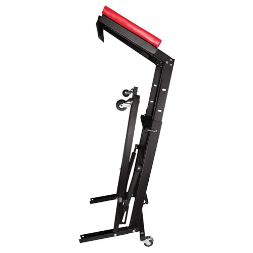 Performance Tool W85038 High Top Adjustable Creeper to Work On Vehicles, Black/Red, 45-66-inch Height - style: High Top Adjustable Creeper