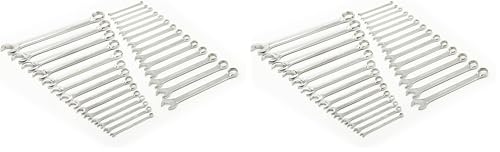 GEARWRENCH 28 Piece Combination Wrench Set, 6 Point, SAE & Metric, 81923 (Pack of 2) - size: SAE/Metric (Pack of 2)