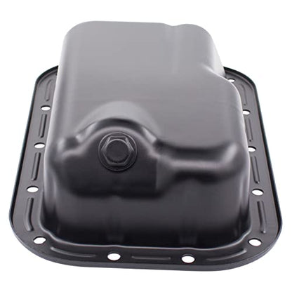 NewYall Lower Engine Oil Pan Sump w/Drain Plug | for Chrysler 300 Dodge Challenger Charger for Jeep Wrangler 2011-2016 5184546AA 5184546AB 5184546AC 264-357 CRP50A
