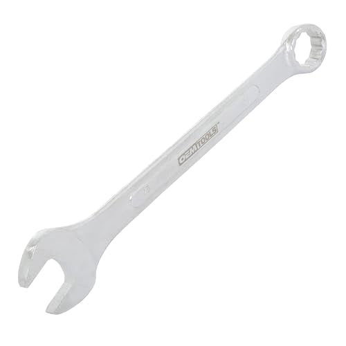 OEMTOOLS 22125 25mm Jumbo Combination Wrench, Chrome Plated, Raised Panel Design, Metric - size: 25mm