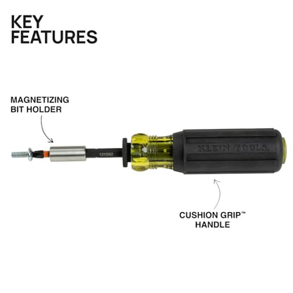 Klein Tools 33803 ProFlex 42-Bit Impact Driver Bit Set with Modular Case, S2 Steel, Magnetic, Adjustable Screwdriver - size: 42 Bit Set