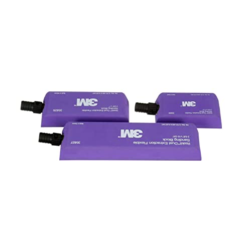 3M Hookit Dust Extraction Flexible Sanding Block Kit, 35829, Includes Four Lengths, Captures Dust for Automotive Sanding - size: Kit, style: Flat