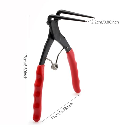 90 Degree Long Nose Snap Ring Pliers, Internal Master Cylinder Circlip Bent Lock Retaining Ring Pliers for Trucks Motorcycles Cars