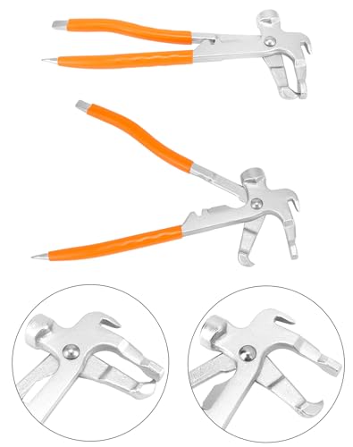 QWORK Wheel Balancing Weight Plier Hammer Tool, Wheel Weight Pliers for Clip-On Wheel Weights Balance Rims
