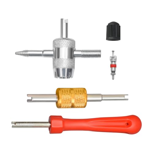 33-Piece Valve Core Removal Tool Kit, Bicycle Valve Core Removal Tool Set for Quick Tire Valve Stem Repair