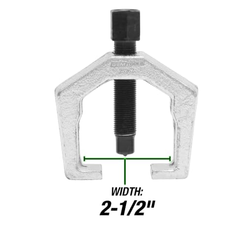 OEMTOOLS Pitman Arm Puller, Heavy Duty Drop Forged Pitman Arm Removal Tool | 1-5/16 in Opening, 2-1/2 in Depth, for Domestic Cars and Light Trucks, Heat-Treated Screw - style: Pitman Arm Puller Only