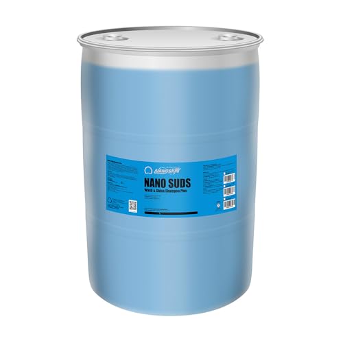 Nanoskin NANO SUDS Foaming Car Wash Shampoo 30 Gallons - Works with Foam Cannon, Foam Gun, Bucket Washes, Car Soap for Pressure Washer | Safe for Cars Trucks, Motorcycles, RVs & More | Fruity Scented - size: 3840 Fl Oz (Pack of 1)